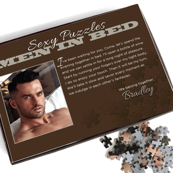 Men in Bed Puzzle - Bradley - Picture 2 of 4